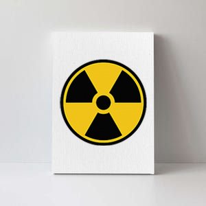 Radioactive Nuclear Warning Symbol Radiation Sign Energy Canvas