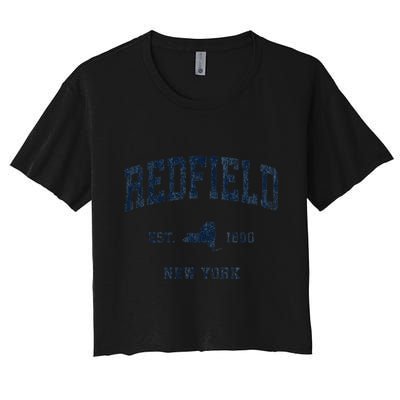 Redfield New York Ny Vintage Athletic Sports Crop Top