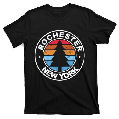 Rochester New York Ny Vintage Graphic Retro 70s Great Gift T-Shirt