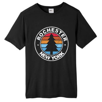 Rochester New York Ny Vintage Graphic Retro 70s Great Gift Tall Fusion ChromaSoft Performance T-Shirt