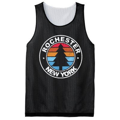 Rochester New York Ny Vintage Graphic Retro 70s Great Gift Mesh Reversible Basketball Jersey Tank