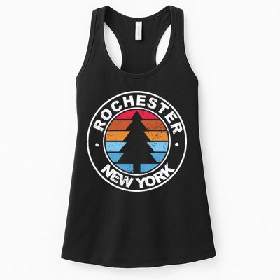 Rochester New York Ny Vintage Graphic Retro 70s Great Gift Womens Tank Top