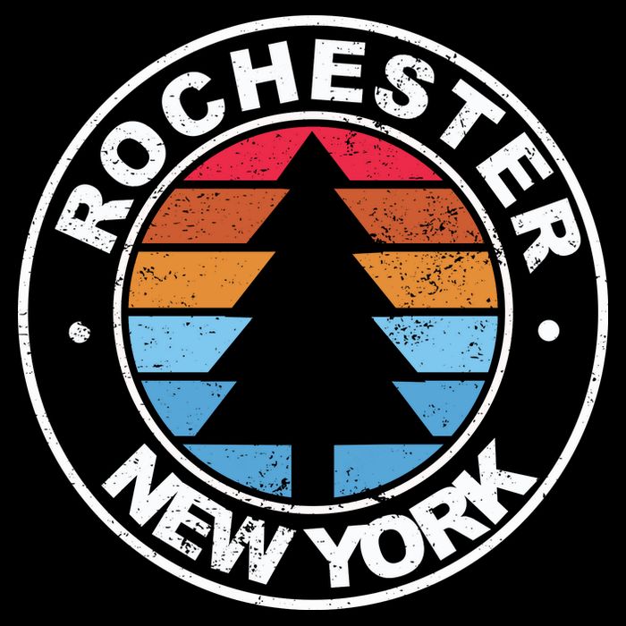 Rochester New York Ny Vintage Graphic Retro 70s Great Gift Womens Tank Top