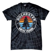 Rochester New York Ny Vintage Graphic Retro 70s Great Gift Tie-Dye T-Shirt