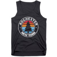 Rochester New York Ny Vintage Graphic Retro 70s Great Gift Tank Top