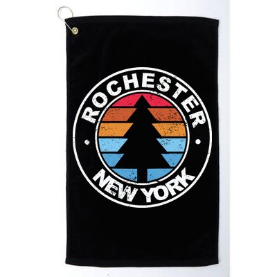 Rochester New York Ny Vintage Graphic Retro 70s Great Gift Golf Towel