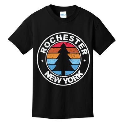Rochester New York Ny Vintage Graphic Retro 70s Great Gift Kids T-Shirt