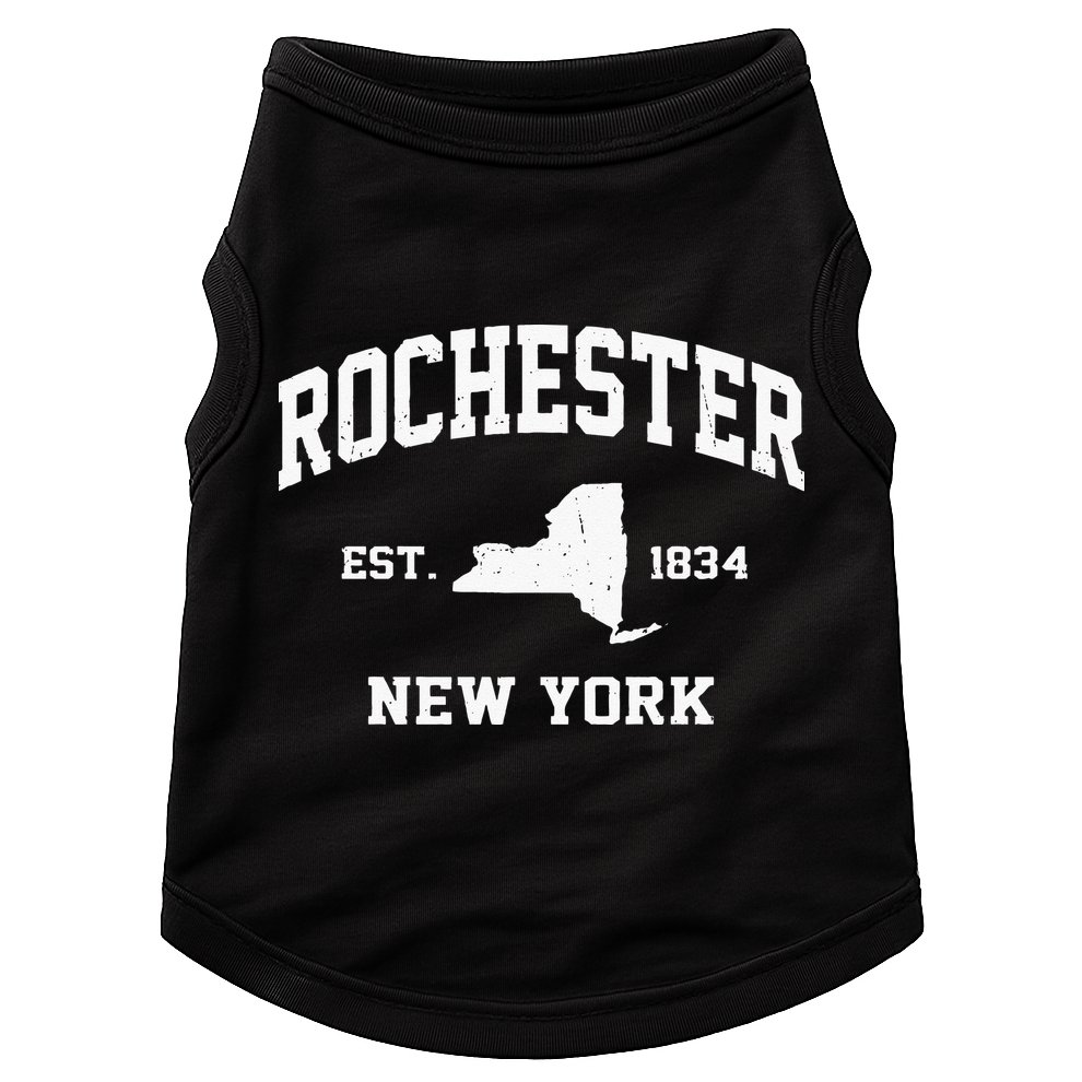 Rochester New York NY Vintage State Athletic Style Doggie Tank