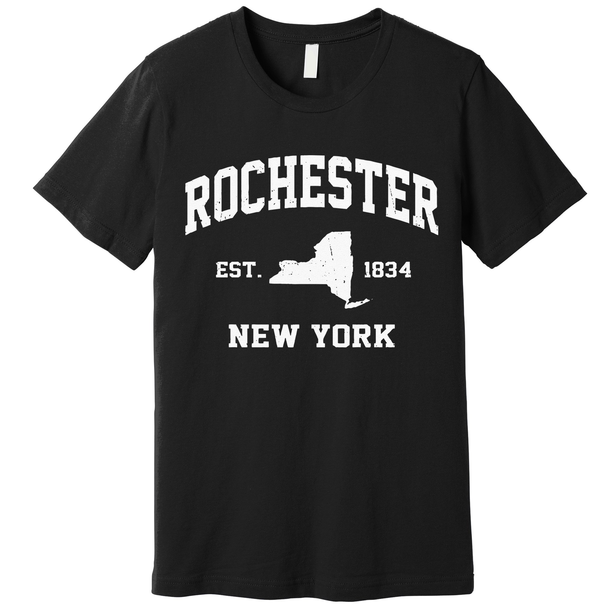 Rochester New York NY Vintage State Athletic Style Premium T-Shirt