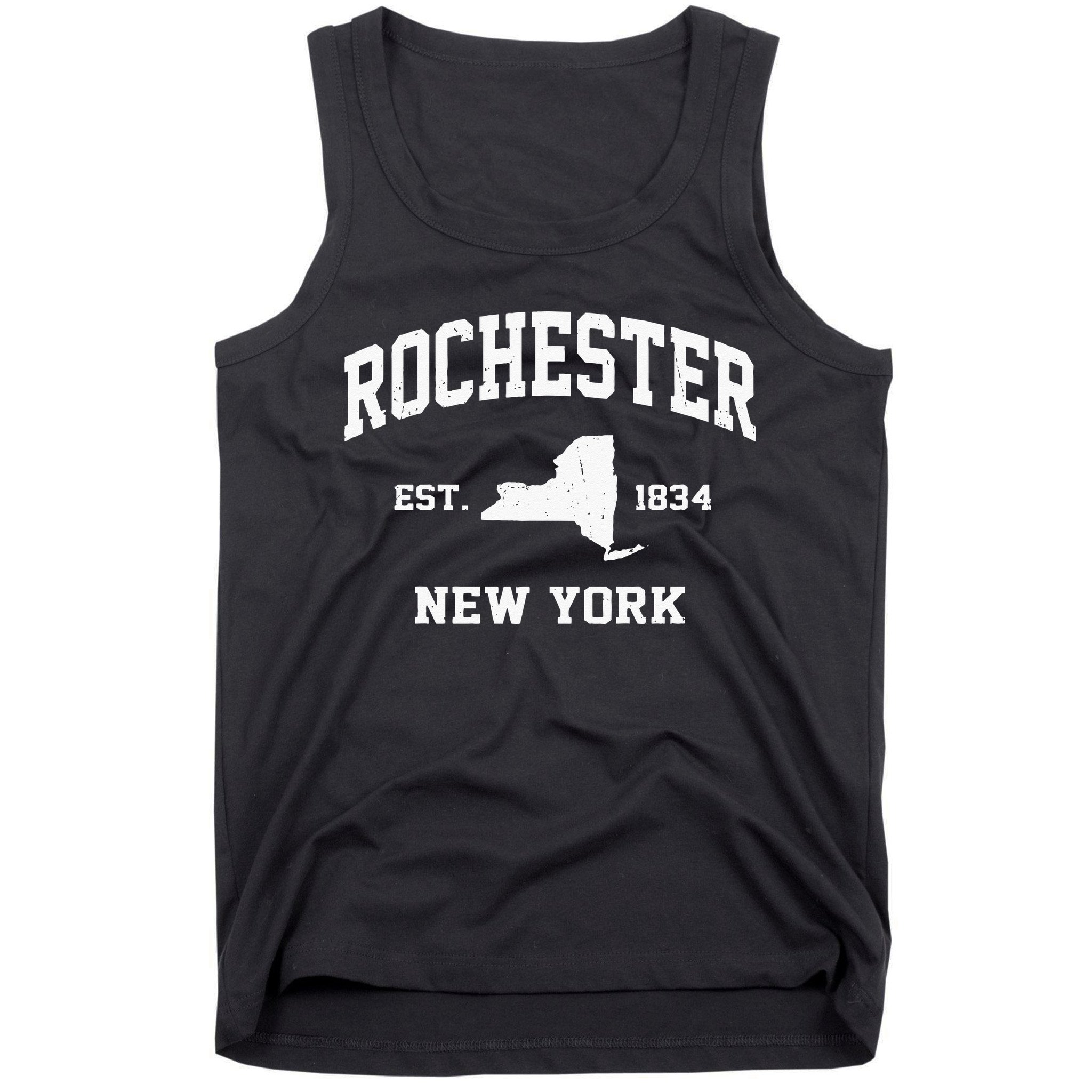 Rochester New York NY Vintage State Athletic Style Tank Top