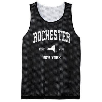 Rochester New York Ny Vintage Athletic Mesh Reversible Basketball Jersey Tank