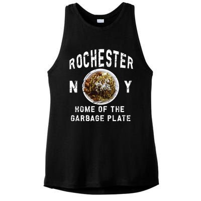 Rochester New York Garbage Plate Gift Rochester Gifcool Gift Funny Gift Ladies PosiCharge Tri-Blend Wicking Tank