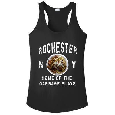 Rochester New York Garbage Plate Gift Rochester Gifcool Gift Funny Gift Ladies PosiCharge Competitor Racerback Tank