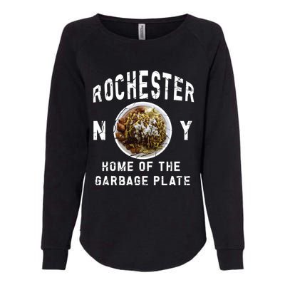 Rochester New York Garbage Plate Gift Rochester Gifcool Gift Funny Gift Womens California Wash Sweatshirt