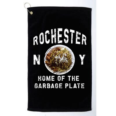 Rochester New York Garbage Plate Gift Rochester Gifcool Gift Funny Gift Platinum Collection Golf Towel