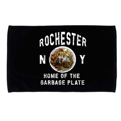 Rochester New York Garbage Plate Gift Rochester Gifcool Gift Funny Gift Microfiber Hand Towel