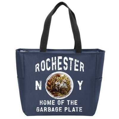 Rochester New York Garbage Plate Gift Rochester Gifcool Gift Funny Gift Zip Tote Bag