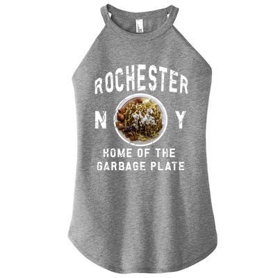 Rochester New York Garbage Plate Gift Rochester Gifcool Gift Funny Gift Women's Perfect Tri Rocker Tank