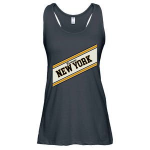 Rochester New York Varsity Logo Ladies Essential Flowy Tank