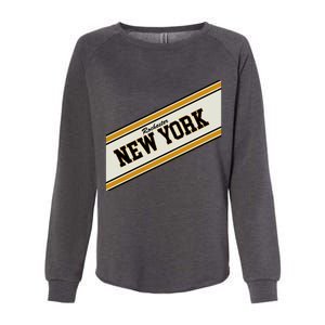 Rochester New York Varsity Logo Womens California Wash Sweatshirt