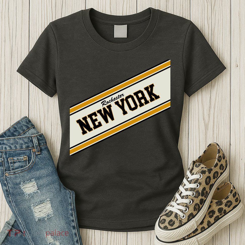 Rochester New York Varsity Logo Womens T-Shirt