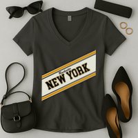 Rochester New York Varsity Logo Women's V-Neck T-Shirt