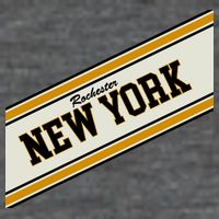 Rochester New York Varsity Logo Women's V-Neck T-Shirt