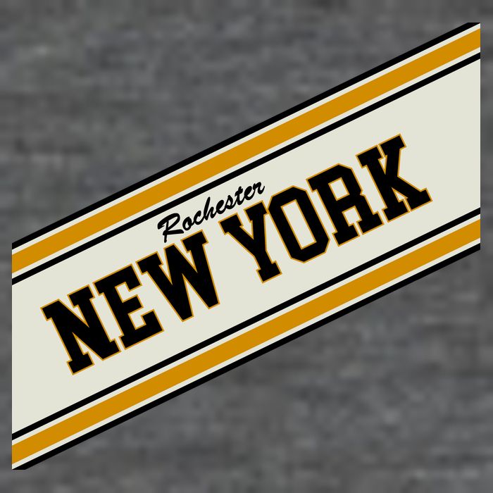Rochester New York Varsity Logo Women's V-Neck T-Shirt
