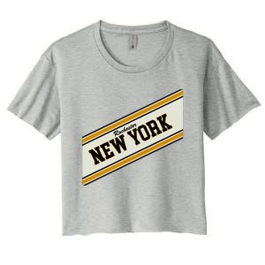 Rochester New York Varsity Logo Women's Crop Top Tee