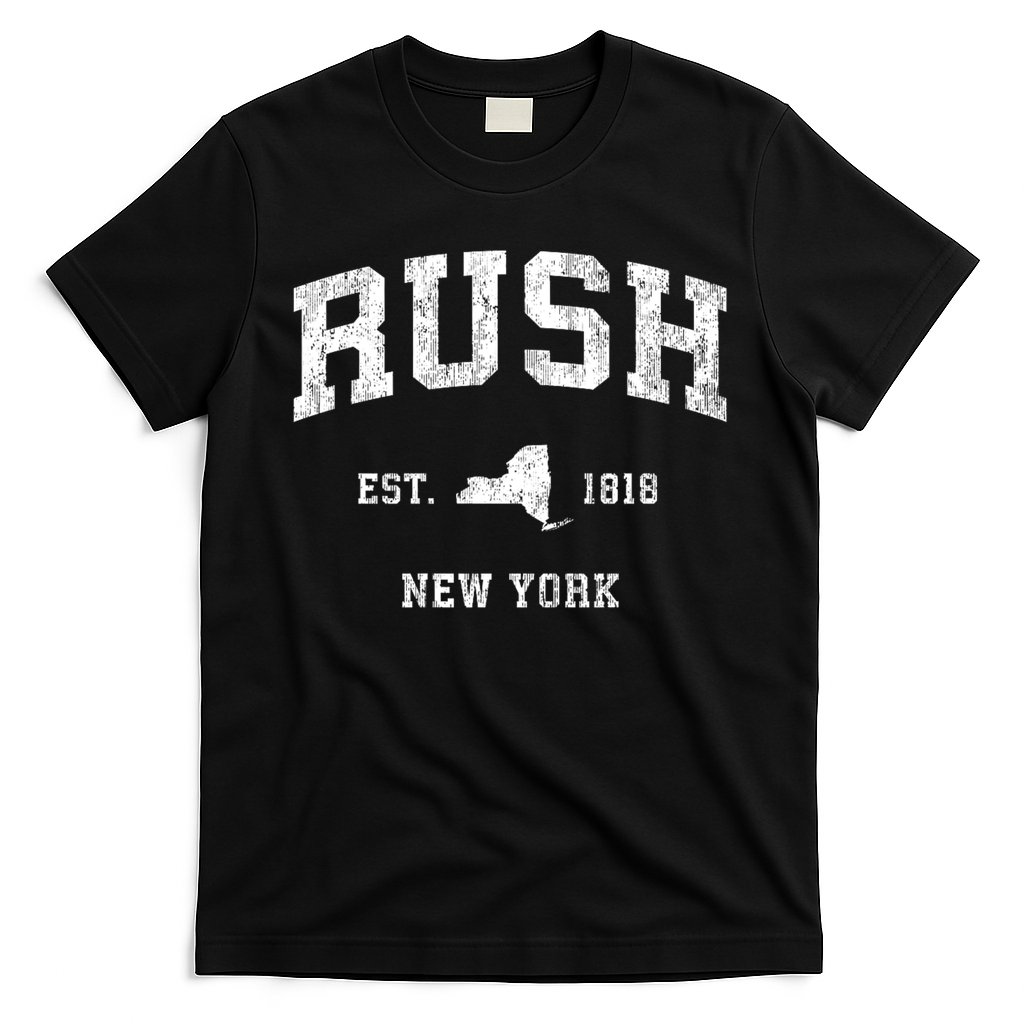 Rush New York Ny Vintage Athletic Sports T-Shirt