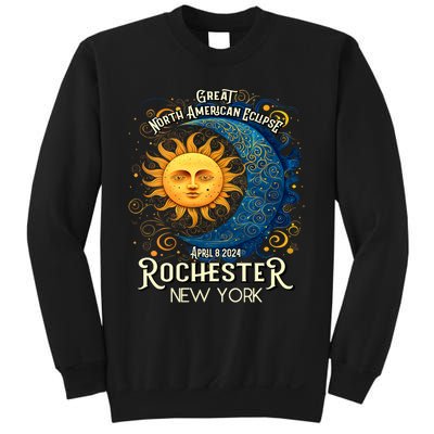 Rochester New York 2024 Total Solar Eclipse April 8 Souvenir Sweatshirt