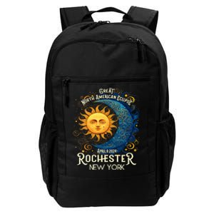 Rochester New York 2024 Total Solar Eclipse April 8 Souvenir Daily Commute Backpack