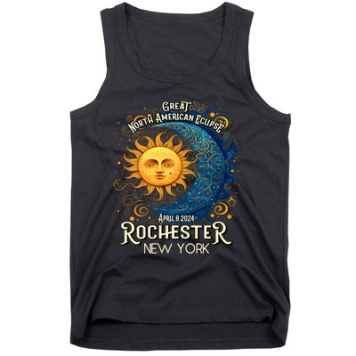 Rochester New York 2024 Total Solar Eclipse April 8 Souvenir Tank Top