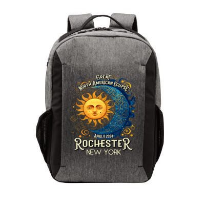 Rochester New York 2024 Total Solar Eclipse April 8 Souvenir Vector Backpack