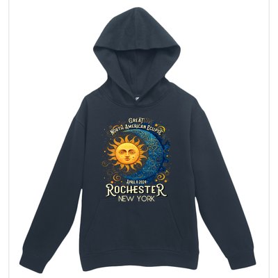 Rochester New York 2024 Total Solar Eclipse April 8 Souvenir Urban Pullover Hoodie