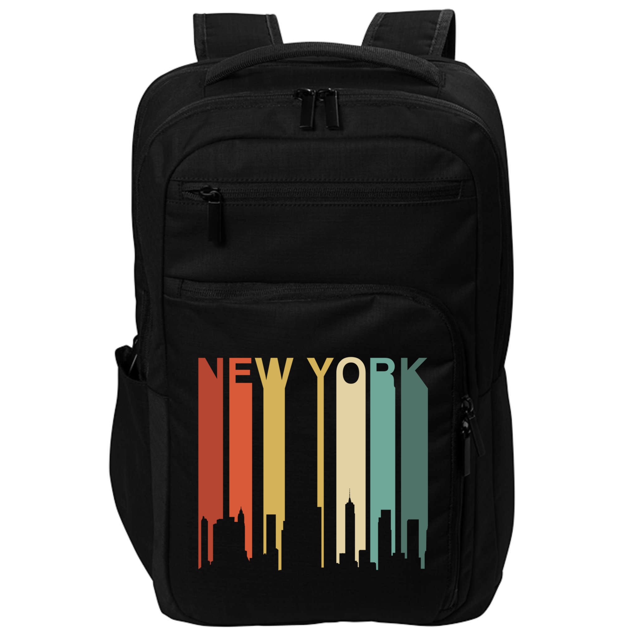 Retro New York Vintage City Urban Skyline Nyc Ny Architect Great Gift Impact Tech Backpack