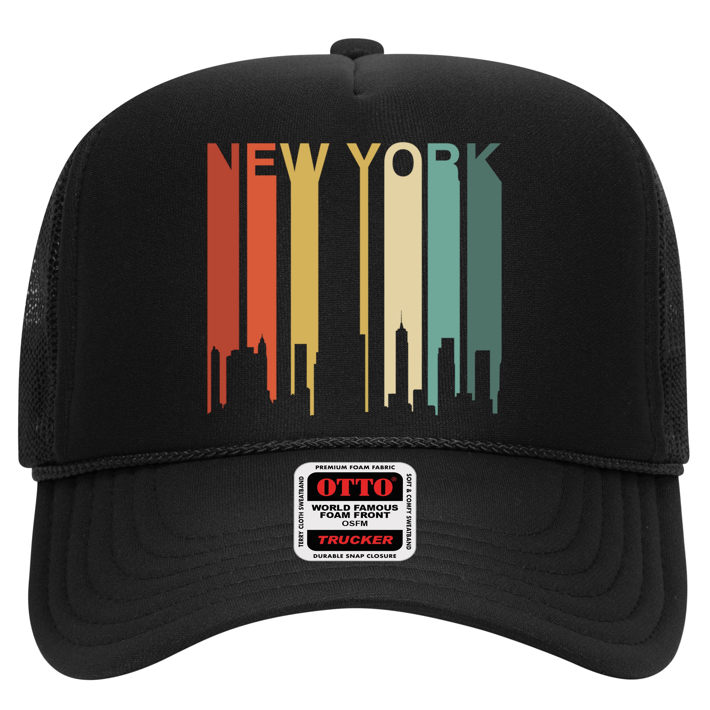 Retro New York Vintage City Urban Skyline Nyc Ny Architect Great Gift Hat