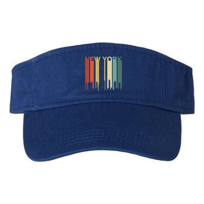 Retro New York Vintage City Urban Skyline Nyc Ny Architect Great Gift Visor