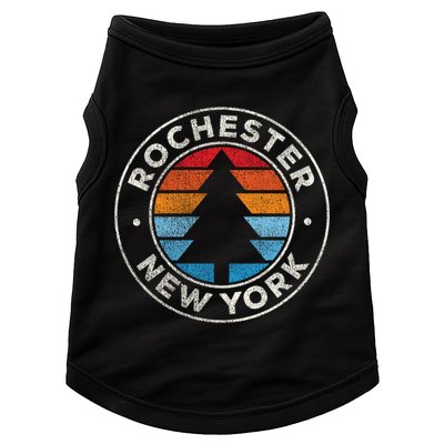 Rochester New York Ny Vintage Graphic Retro 70s Great Gift Doggie Tank