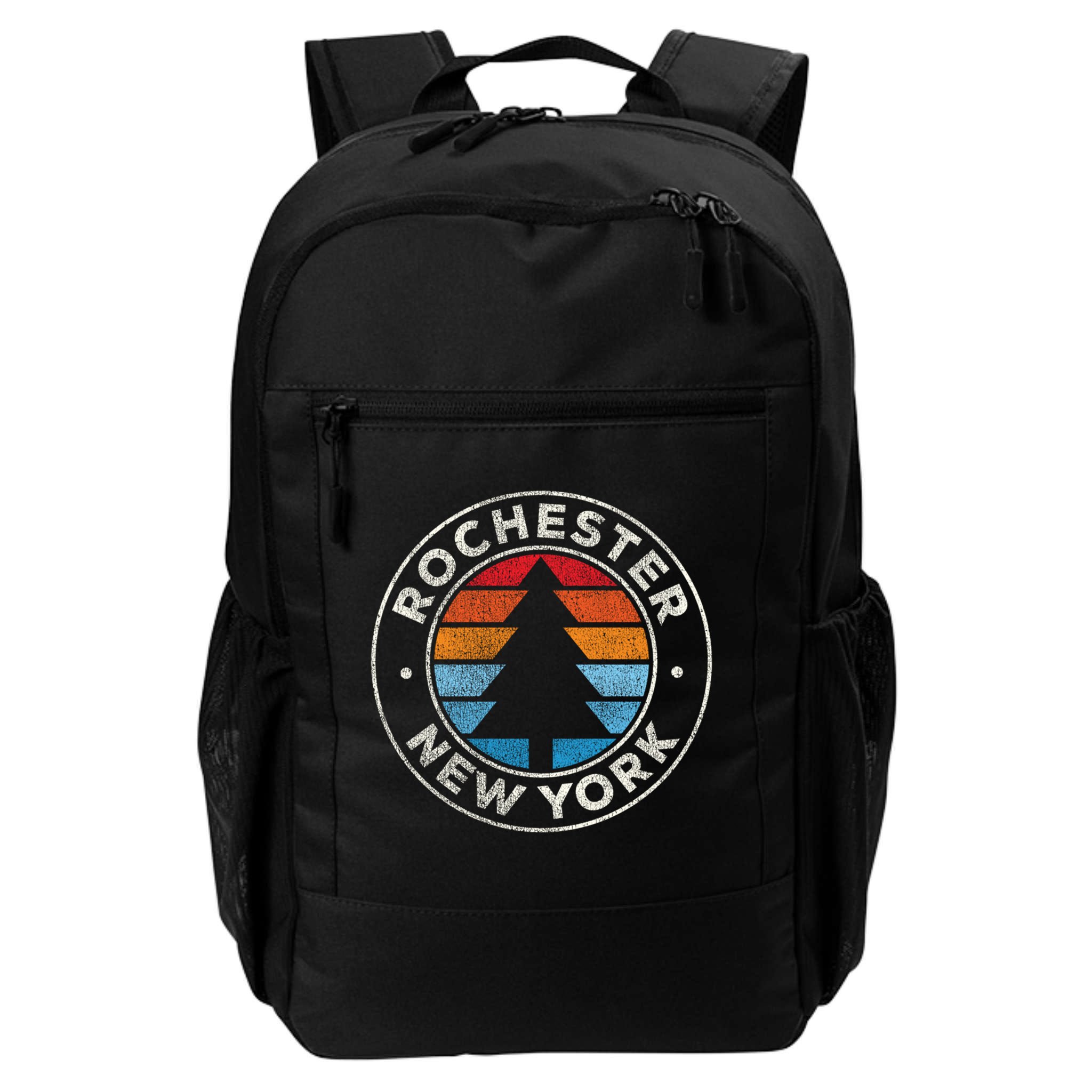 Rochester New York Ny Vintage Graphic Retro 70s Great Gift Backpack