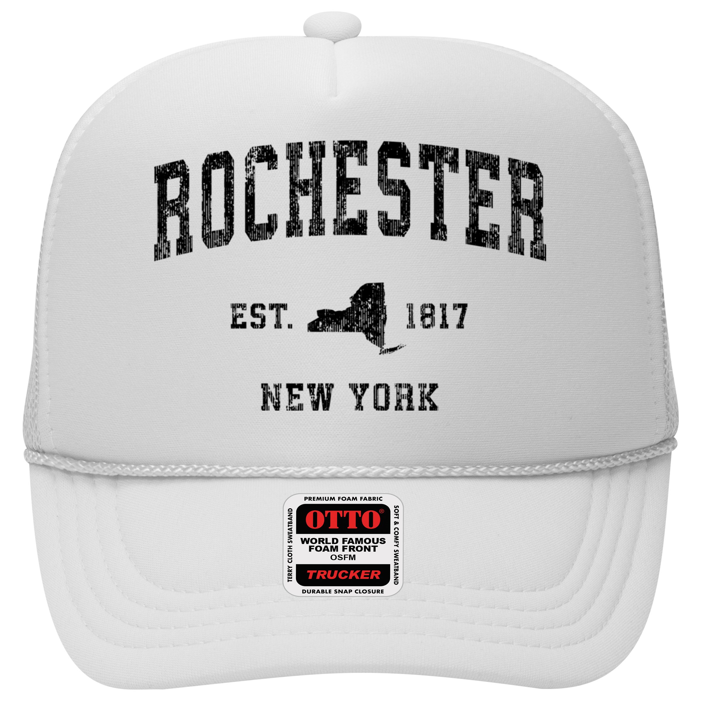 Rochester New York Ny Vintage Established Athletic Sports Design Hat