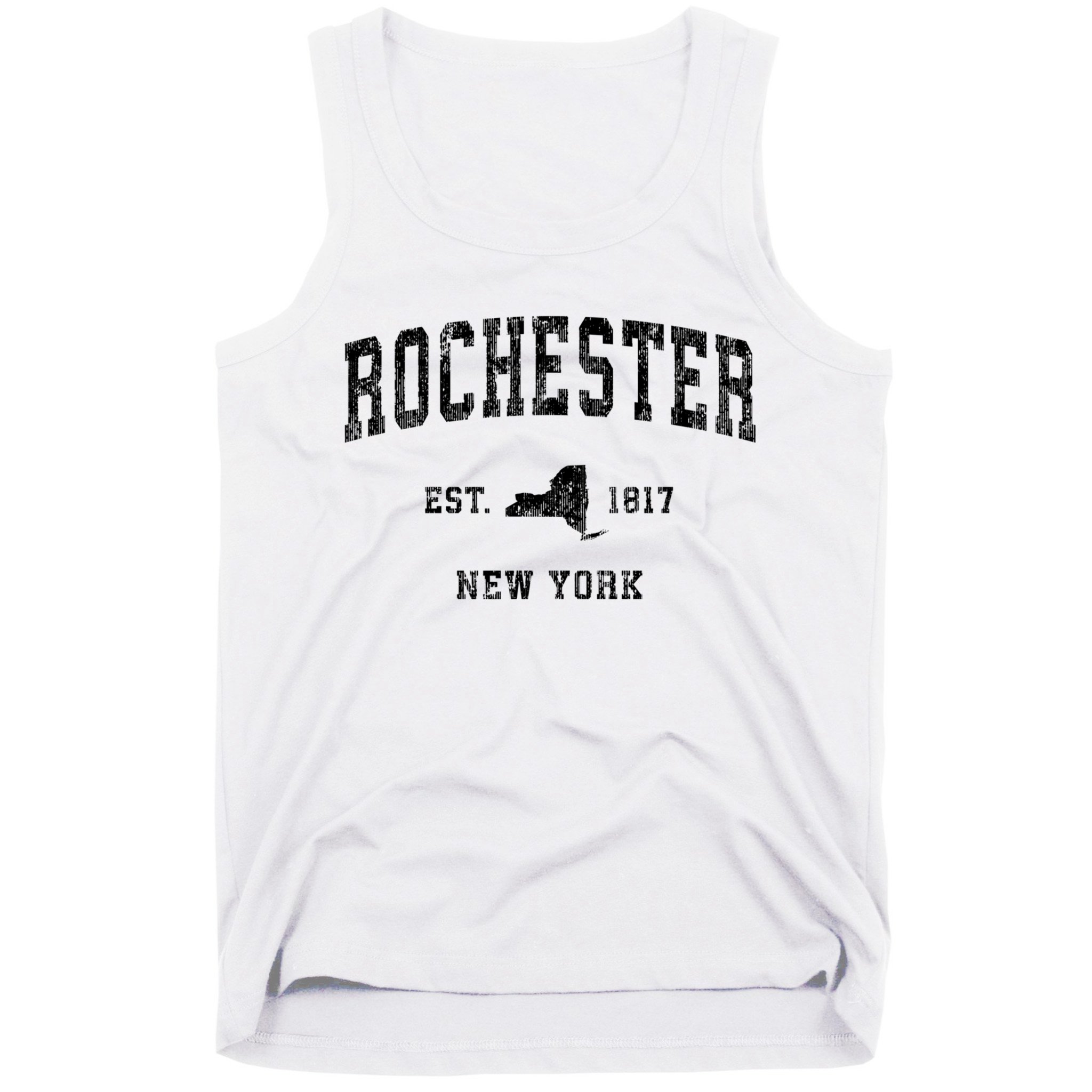 Rochester New York Ny Vintage Established Athletic Sports Design Tank Top