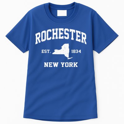 Rochester New York NY vintage State Athletic Style Tall T-Shirt