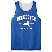 Rochester New York NY vintage State Athletic Style Mesh Reversible Basketball Jersey Tank