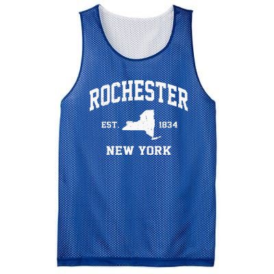 Rochester New York NY vintage State Athletic Style Mesh Reversible Basketball Jersey Tank