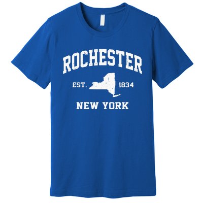 Rochester New York NY vintage State Athletic Style Premium T-Shirt