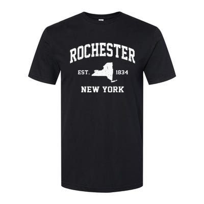 Rochester New York NY vintage State Athletic Style Softstyle CVC T-Shirt