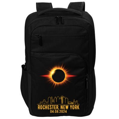 Rochester New York Total Solar Eclipse 04.08.2024 Impact Tech Backpack