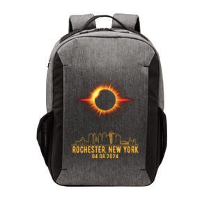 Rochester New York Total Solar Eclipse 04.08.2024 Vector Backpack