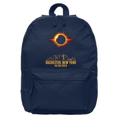 Rochester New York Total Solar Eclipse 04.08.2024 16 in Basic Backpack